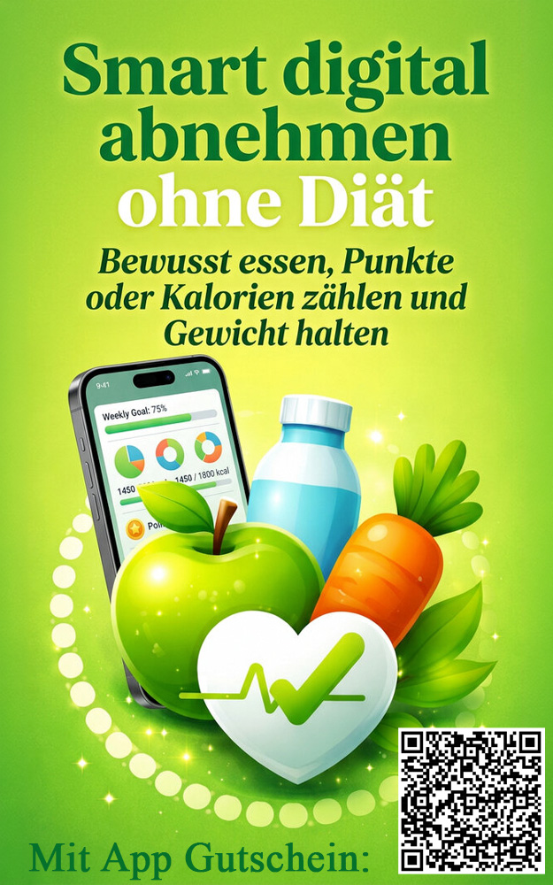 Buchcover: Smart digital abnehmen ohne Diät