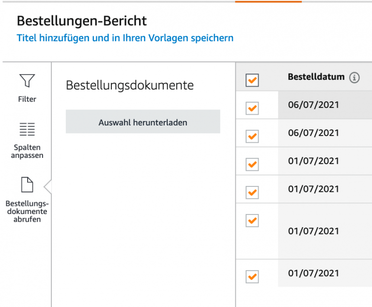 Amazon Business Rechnungen automatisch downloaden Tobias Stephan